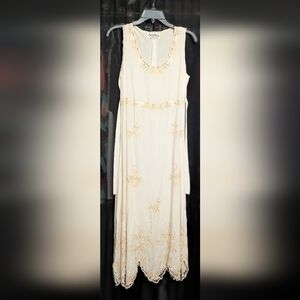 Elegant Cream Hisbis lacy Vancouver Los Angeles with Lace Floral